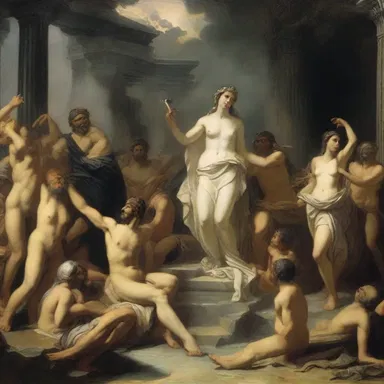 In Greek mythology, the restiveness of the gods often led to chaos and calamity.