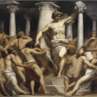 In Greek mythology, the restiveness of the gods often led to chaos and calamity.
