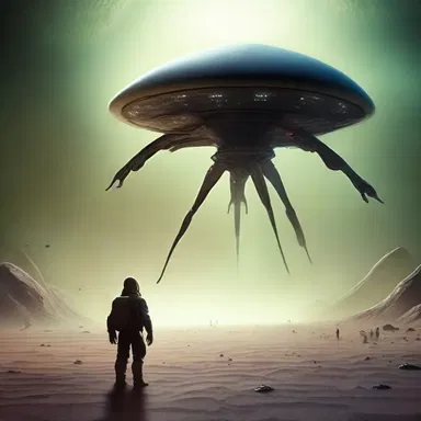 In the science fiction novel, the main character's encounters with extraterrestrial beings caused a sense of restiveness.