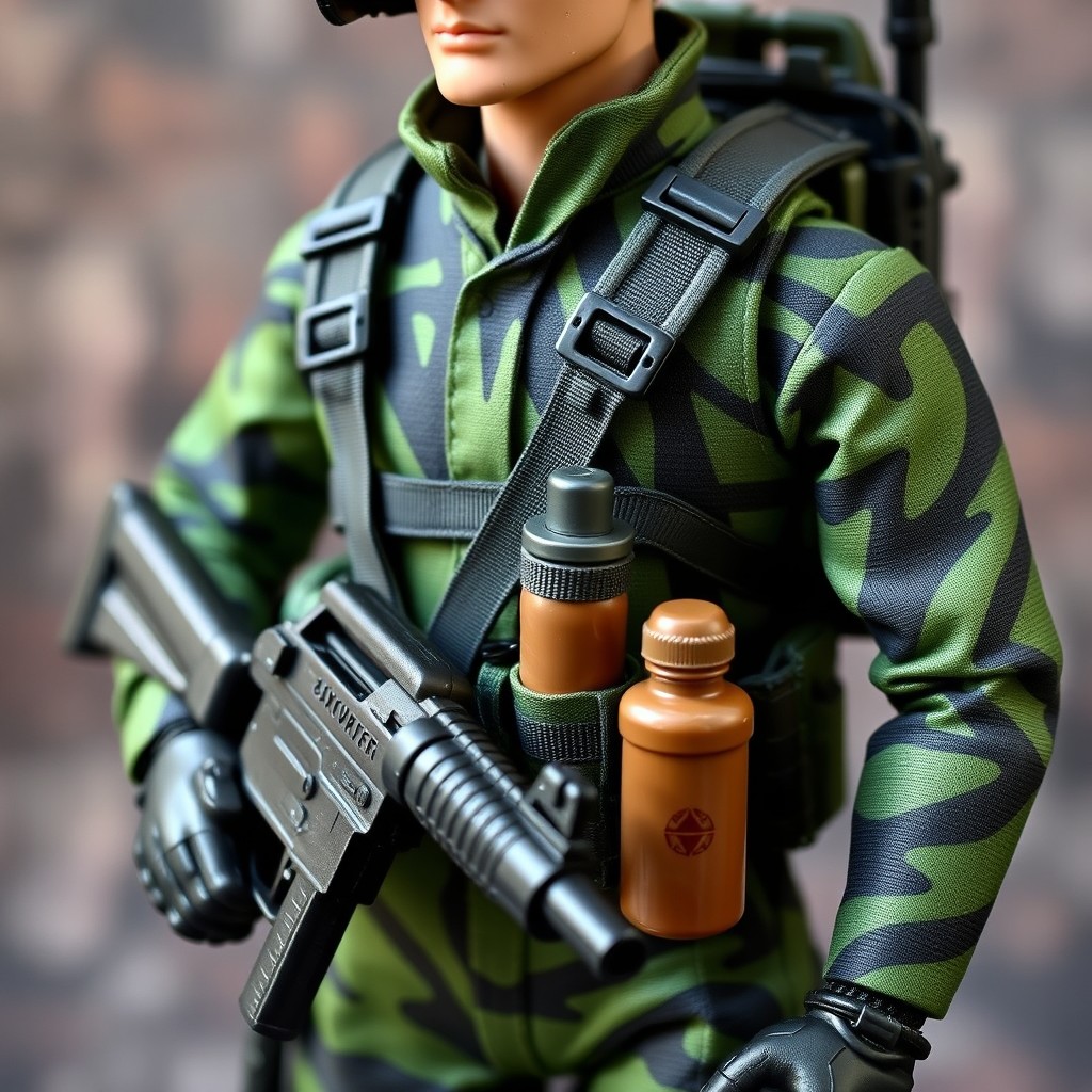 A detailed close-up of a retro G