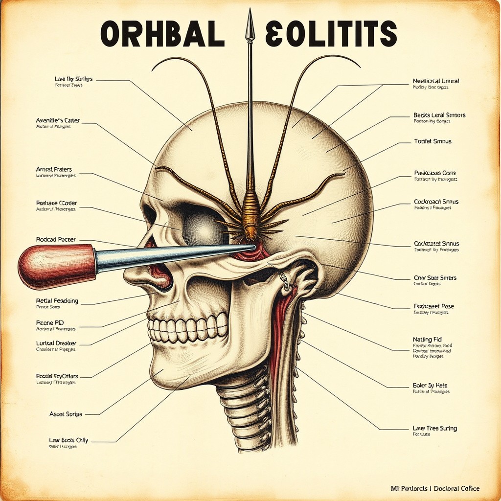 Explore the Human Head: Detailed Anatomical Diagram