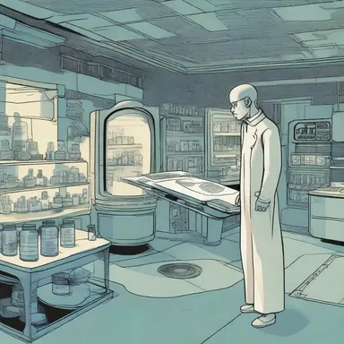 In the futuristic world of the sci-fi novel, scientists have developed a cure for kala azar using advanced technology.