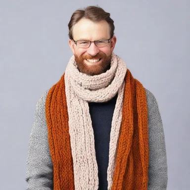 Why did the fuller take up knitting as a hobby? Because he wanted to make a clean and thick scarf for himself!