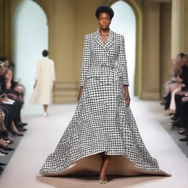 The fashion designer showcased a remarkable collection of clothes inspired by the fuller's profession, featuring fabrics that were perfectly cleaned and thickened.