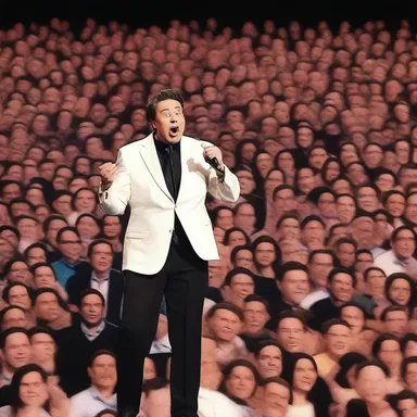 The comedian told a hilariously absurd joke where numbers were multiplied multiplicatively, leaving the audience in stitches.