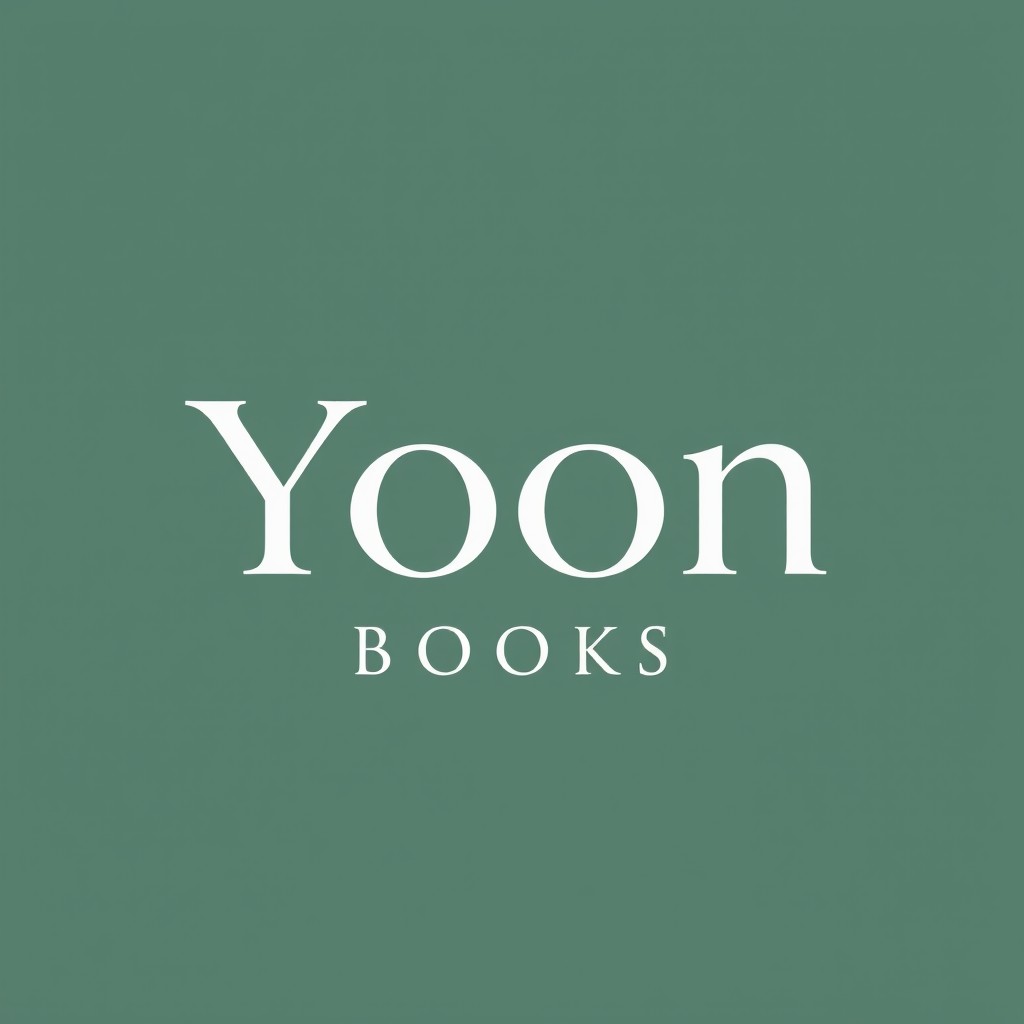A clean, minimalist logo design for the brand 'Yoon Books'