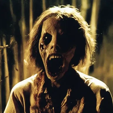 The movie's aural soundtrack heightened the suspense and terror of the horror scenes.