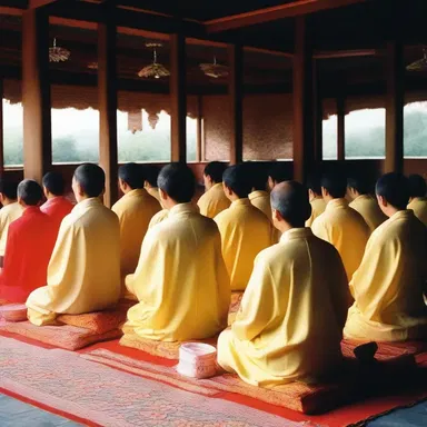 The aural traditions of chanting and prayers play a significant role in many religious ceremonies.