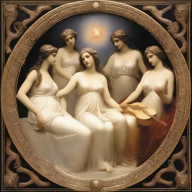 According to Greek mythology, the Muses were the goddesses of inspiration in the aural arts.