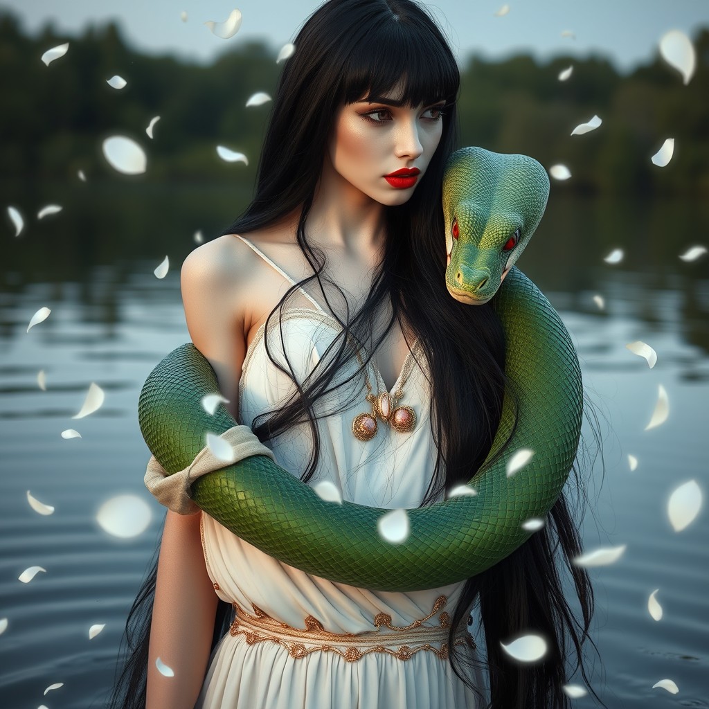 Dynamic Full-Body Portrait of a Young Avatar in Combat