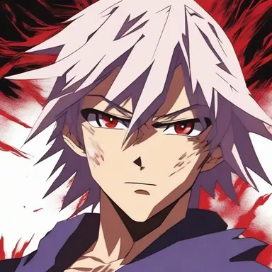 In the anime series, the protagonist possessed a unique power that allowed him to make his enemies' skin peel off with just a touch.