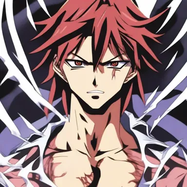 In the anime series, the protagonist possessed a unique power that allowed him to make his enemies' skin peel off with just a touch.