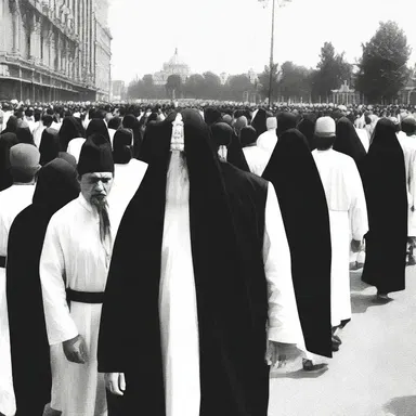 The cult leader acted as a panderer, exploiting the faith of his followers for personal gain.