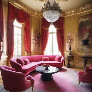 The interior designer was accused of being a panderer, pandering to the taste of wealthy clients by creating garish and ostentatious spaces.