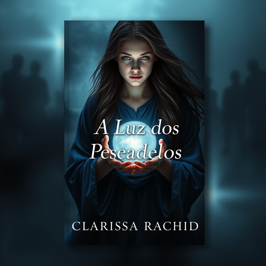 A book cover featuring a dark and magical atmosphere