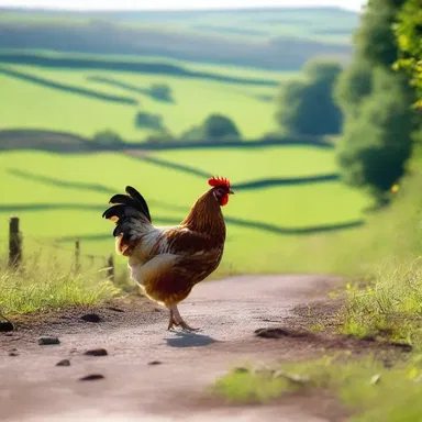 Why did the chicken cross the turnoff? To get to the other side of the countryside!