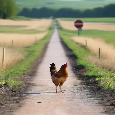 Why did the chicken cross the turnoff? To get to the other side of the countryside!