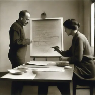 The artist's operationalist approach focused on the process and technique of creating art rather than its philosophical meaning.