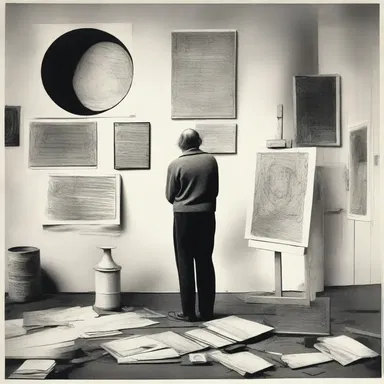 The artist's operationalist approach focused on the process and technique of creating art rather than its philosophical meaning.