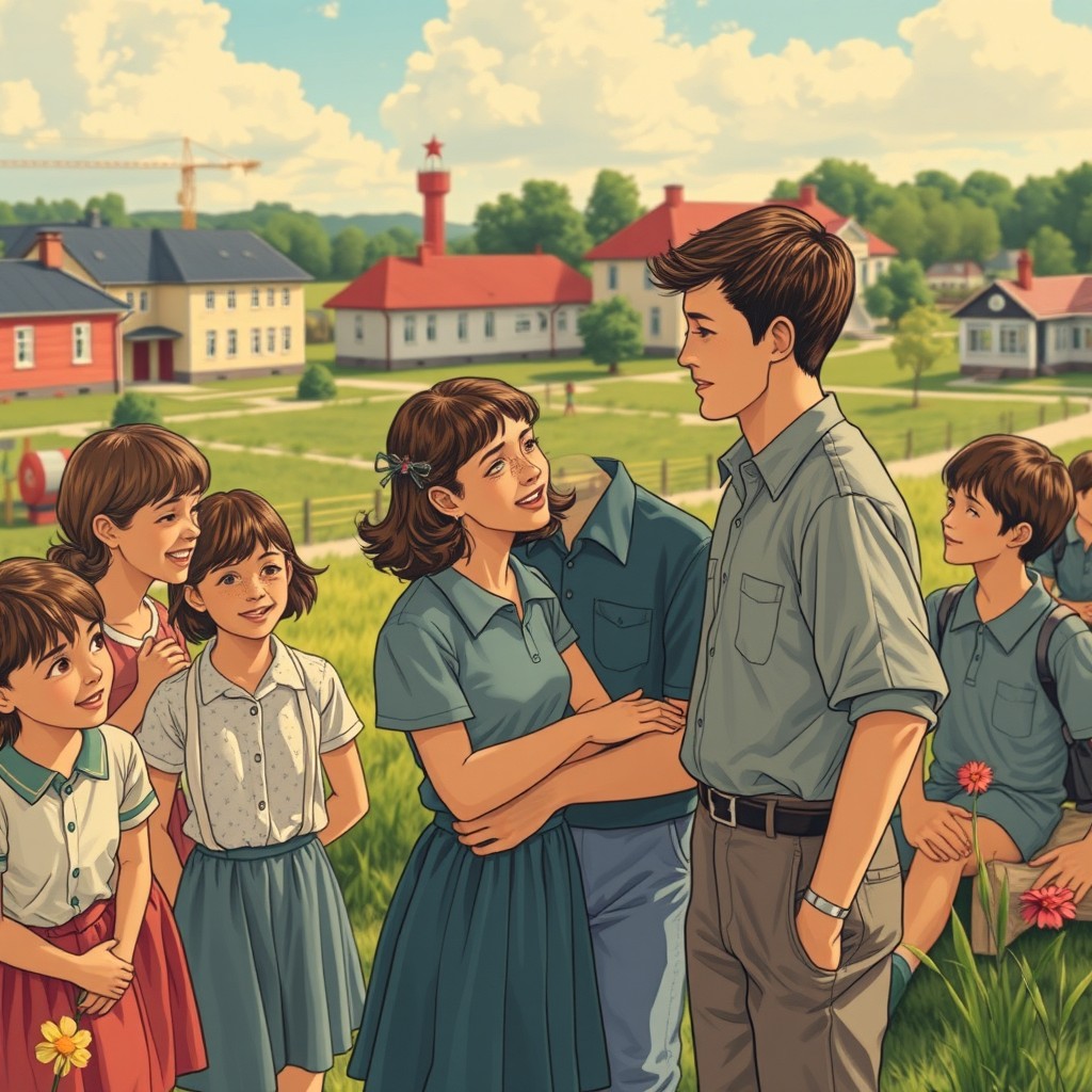 A poignant story of coming of age, first love, and the trials faced by ordinary Soviet teenagers, set against the backdrop of school yards, summer fields, and villages of the 1960s