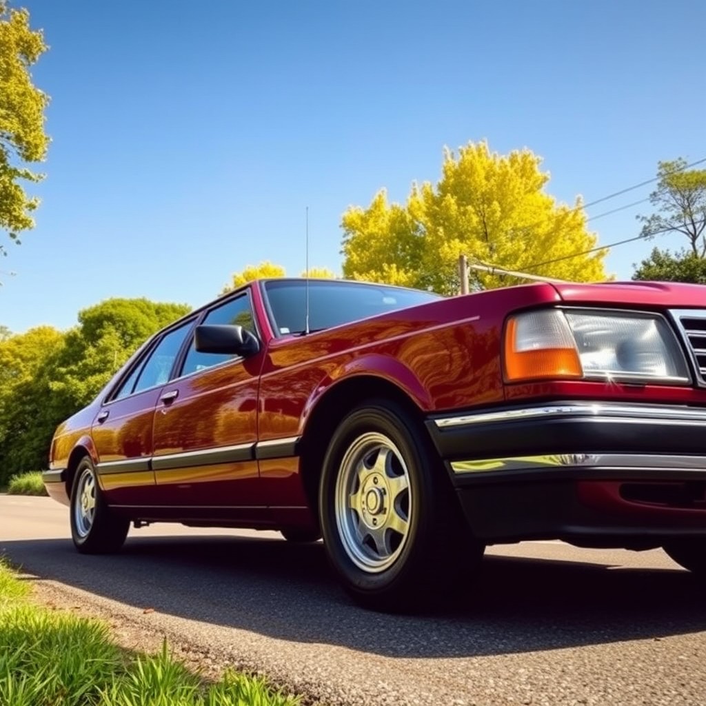 A beautifully detailed Ford Mondeo mk1, showcasing its sleek lines and classic design
