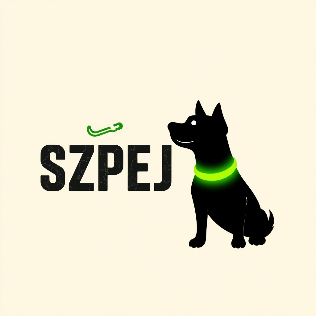 Logo design for a dog gear brand named 'Psi Szpej'