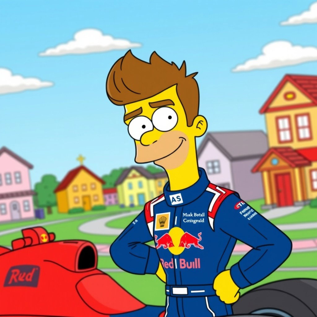 Max Verstappen: The Simpsons Version!