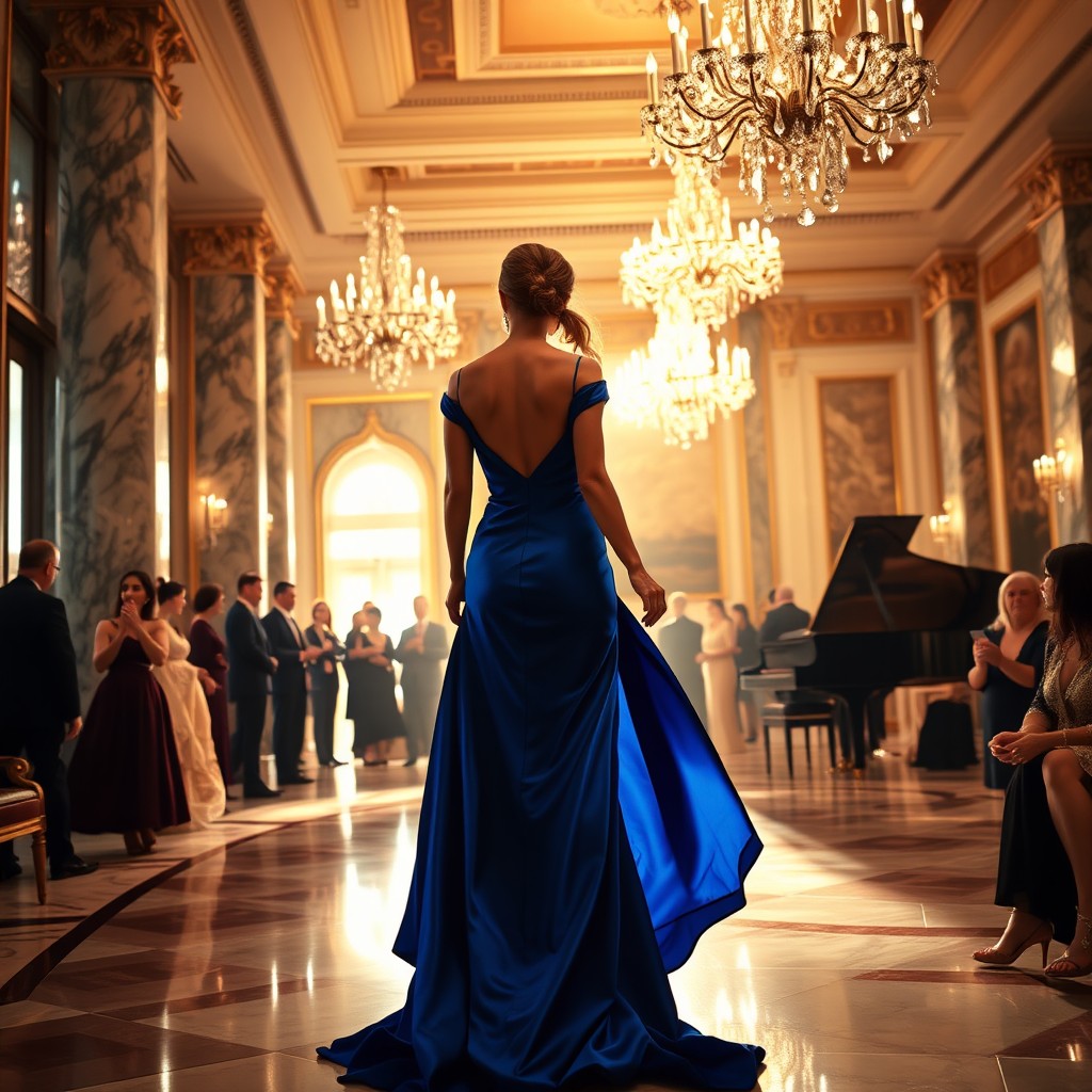 A breathtakingly beautiful scene depicting 'Sophisticated Elegance'