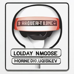 A warning sign reading 'Protect Your Hearing, Loud Noise Zone,' with a detailed illustration of an ear in the middle, implying the necessity of hearing protection in this area.