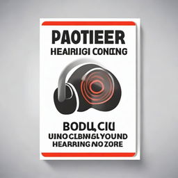 A warning sign reading 'Protect Your Hearing, Loud Noise Zone,' with a detailed illustration of an ear in the middle, implying the necessity of hearing protection in this area.