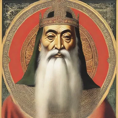 As a sign of divine punishment, the religious leader in the novel was afflicted with enanthema on his mouth.