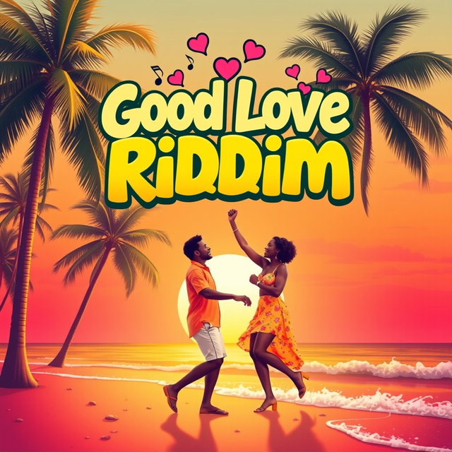Vibrant Reggae Album Cover: Urban Vibes