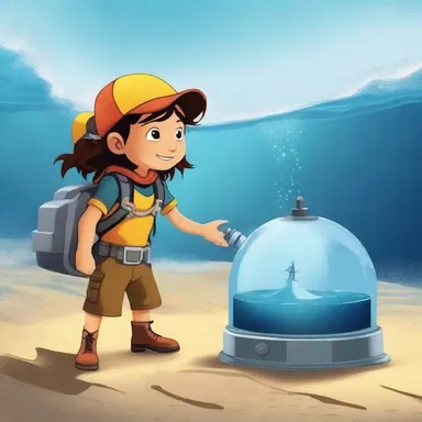 In the adventure movie, the brave explorer used a high-tech bathometer to measure the depth of the treacherous ocean.
