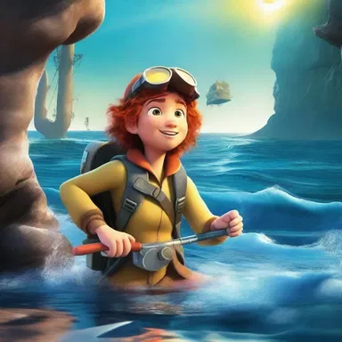 In the adventure movie, the brave explorer used a high-tech bathometer to measure the depth of the treacherous ocean.