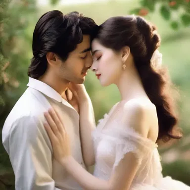 The romantic novel portrays a delicate balance between passion and propriety in the characters' actions.