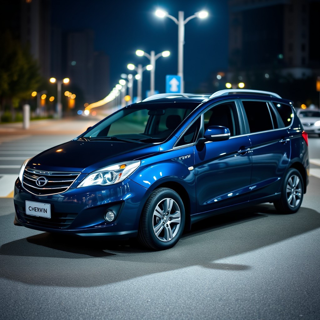 A 2012 Chery FULWIN in a stunning dark metallic midnight blue color