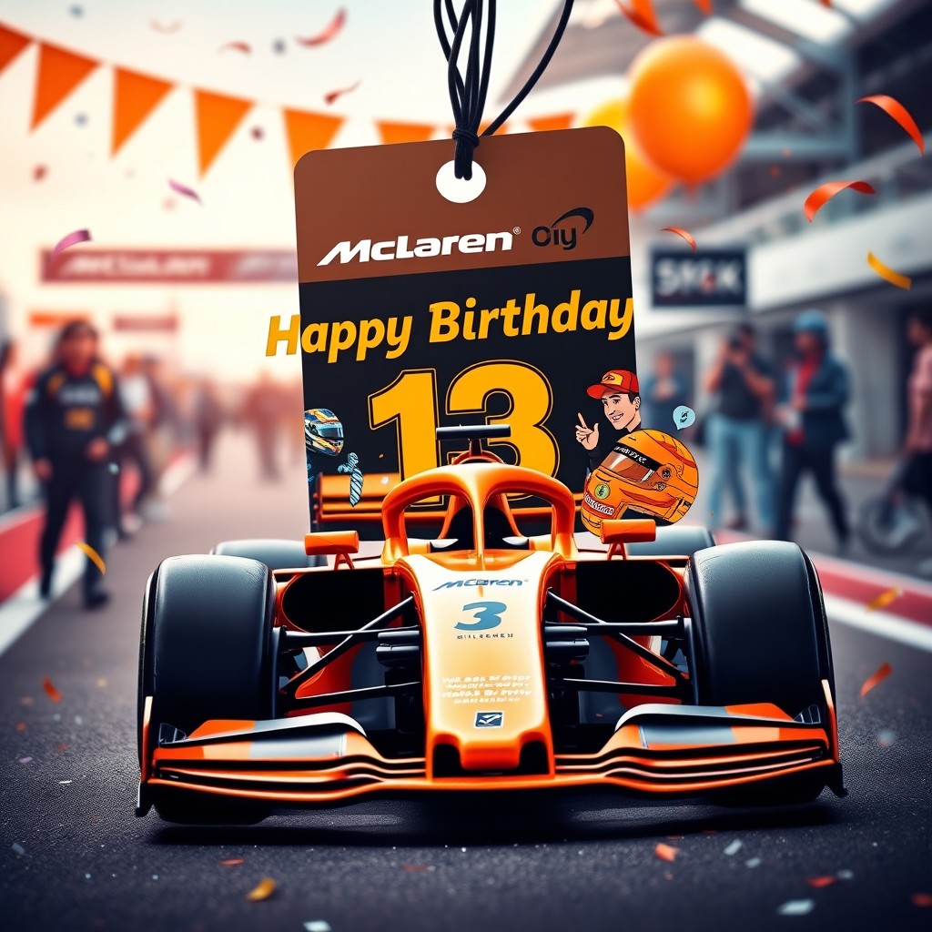 McLaren Inspired Formula 1 VIP Paddock Party for Teens