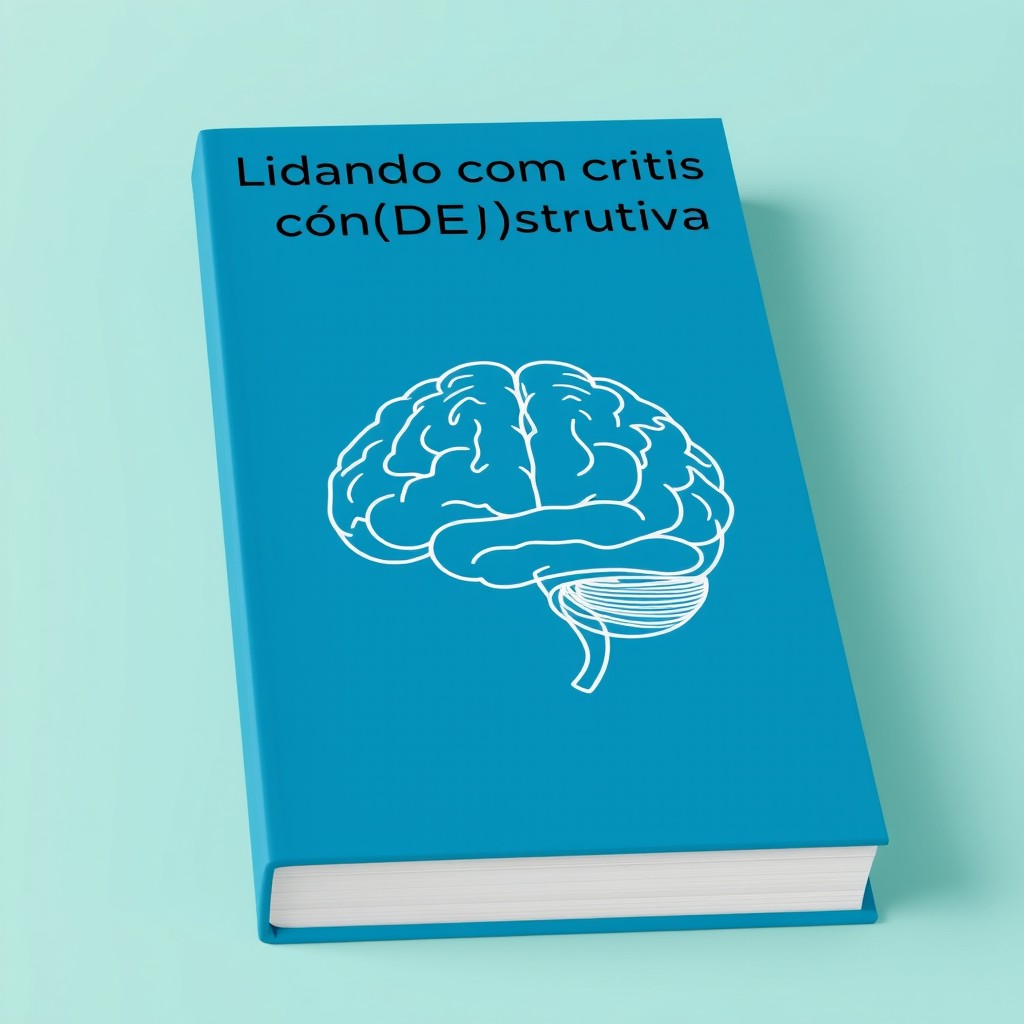 A visually appealing book cover design featuring a minimalist line drawing of a brain in the center
