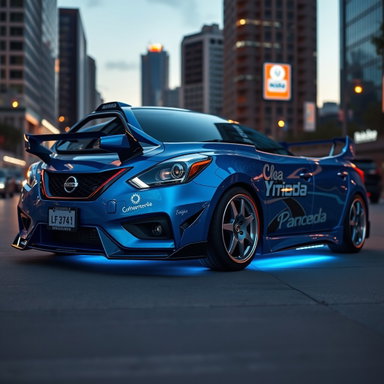 Stunning Customized Nissan Tiida Showcase: Night Urban Style
