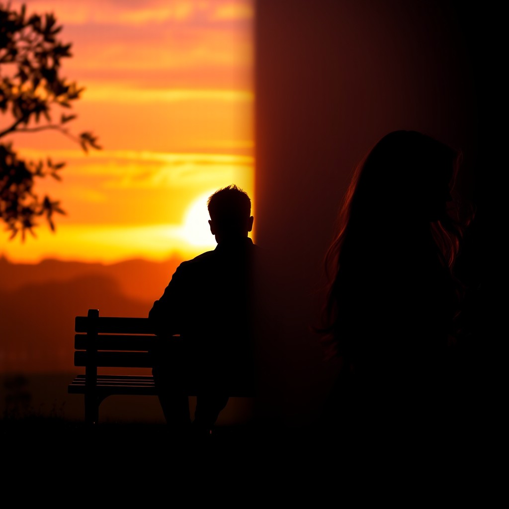 An evocative diptych image seamlessly blended into one cohesive piece