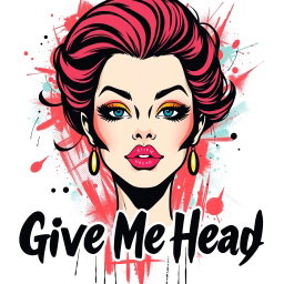 A striking album cover design featuring a stylized woman's head as the central focus