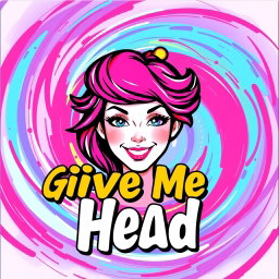 An eye-catching album cover featuring a stylized head of a young woman at the center