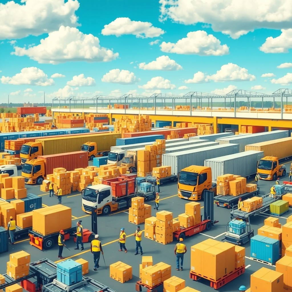 Dynamic Logistics: A Day in a Distribution Center