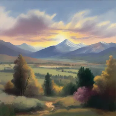 The painter recreated the famous landscape painting to a t, carefully replicating each brushstroke and color palette to capture the essence of the original artwork.