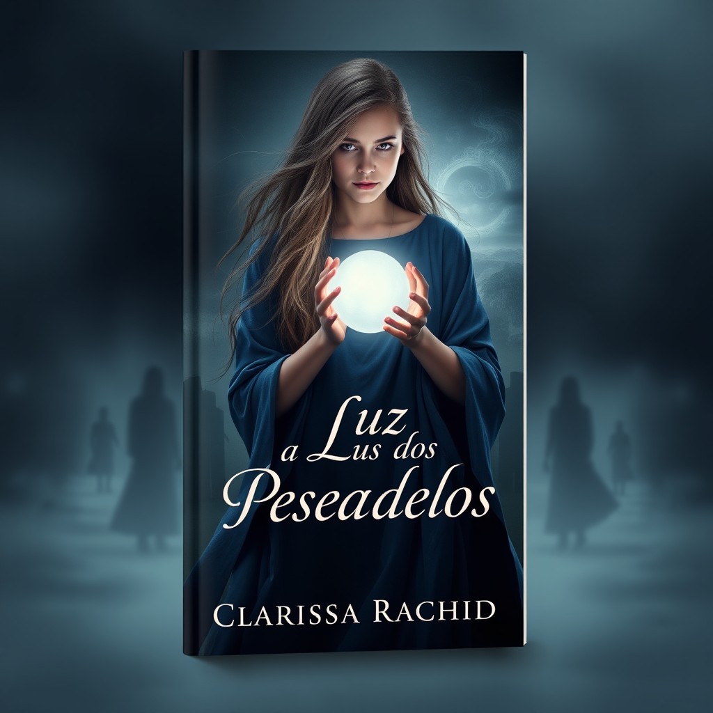 A book cover featuring a dark and magical atmosphere