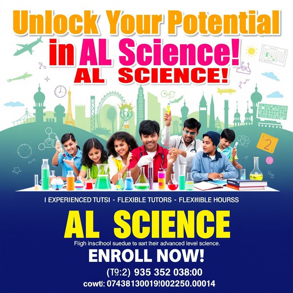 Unlock Your Potential in AL Science - Join Our Tuition Class!