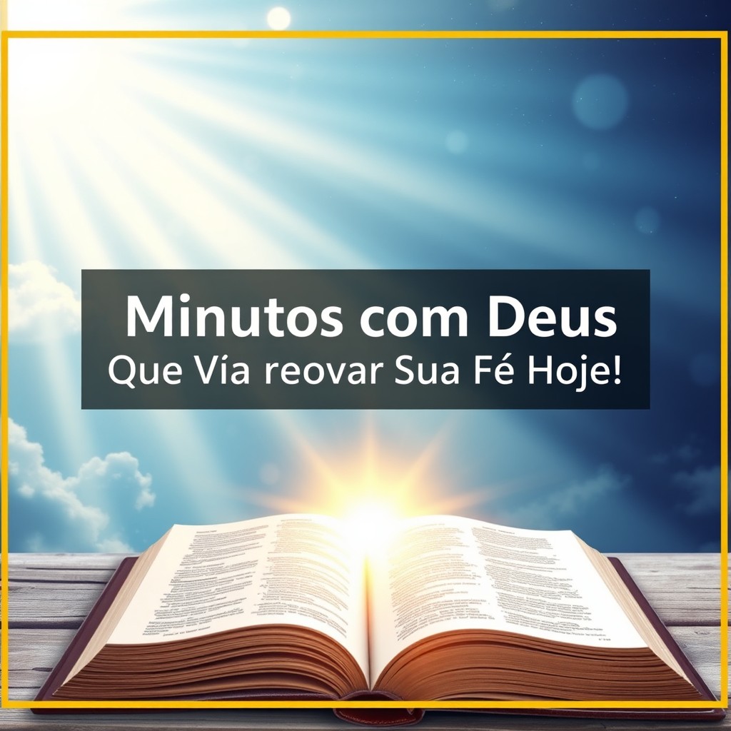 A modern Christian YouTube channel art featuring a celestial background with a divine light streaming from the sky