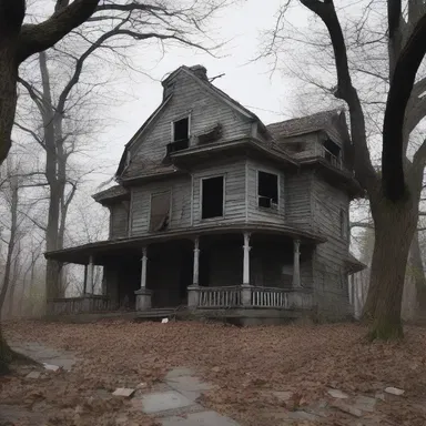 In the horror film, the haunted house is abandoned and all the mail that arrives there needs to be re-addressed to the new residents.