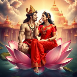 A beautiful divine goddess embodying femininity and grace, adorned with exquisite jewelry around her neck and delicate payal on her feet