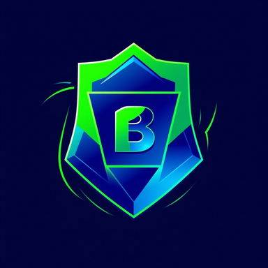 An imaginative and vibrant abstract icon that symbolizes the concept of being 'Based' without any text